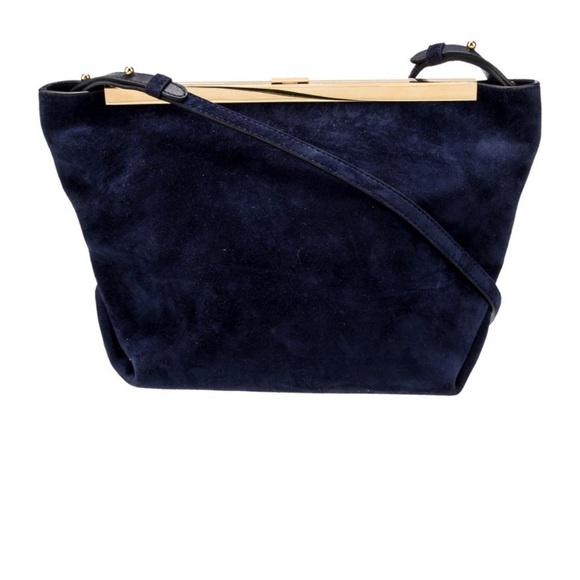 KHAITE Suede Crossbody Bag - - Picture 4 of 5